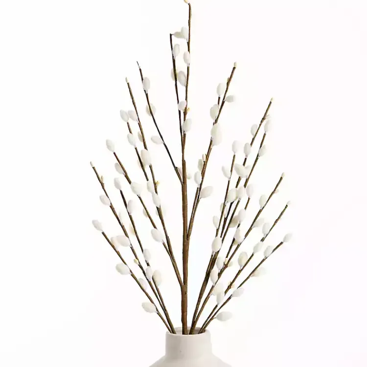 Sale Cream Willow Stems, Set of 3 Stems & Bouquets