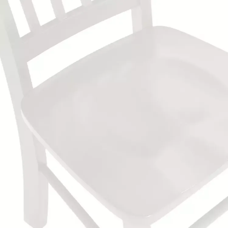 Kirklands Home Dining Chairs|Cream Wood Shaker Dining Chairs, Set of 2 White