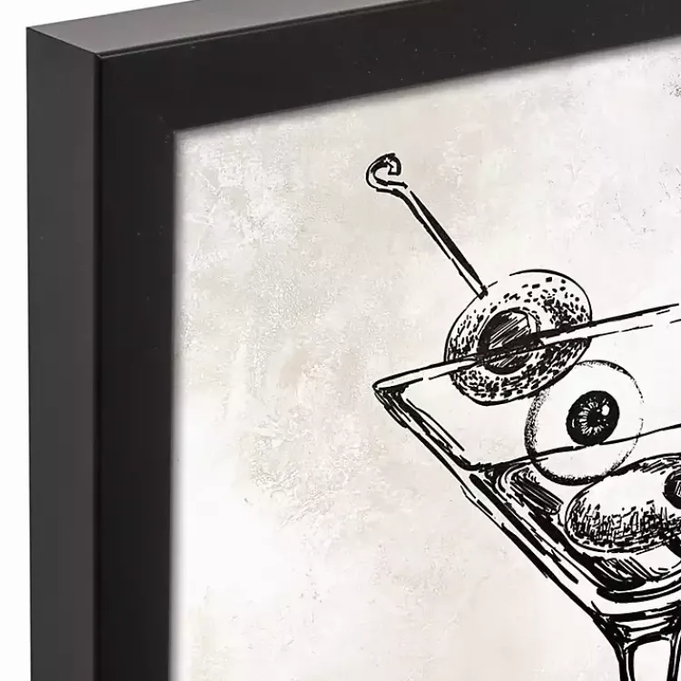 Outlet Creep Drink And Be Scary Framed Canvas Art Print Halloween