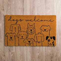 Kirklands Home Doormats|Cute Dogs Welcome Doormat