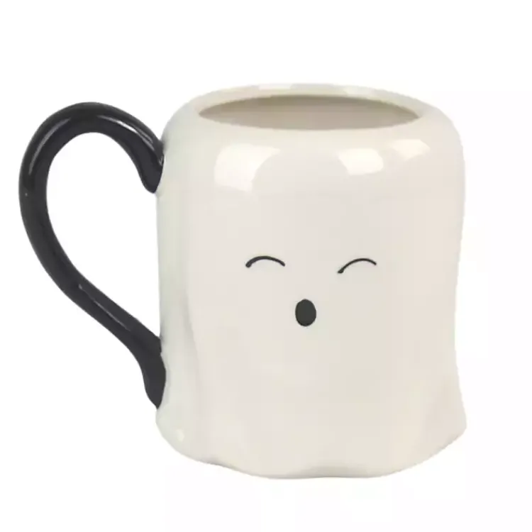 Discount Cute Ghost Mugs, Set of 4 Halloween