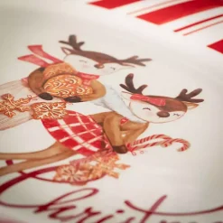 Clearance Cute Reindeer Merry Christmas Platter Christmas Dining & Entertaining