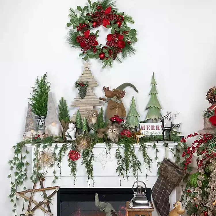 Cypress Mini Potted Christmas Tree Christmas Arrangements & Garland