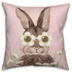 New Daisy Sunnies Bunny Indoor/Outdoor Pillow Pillows
