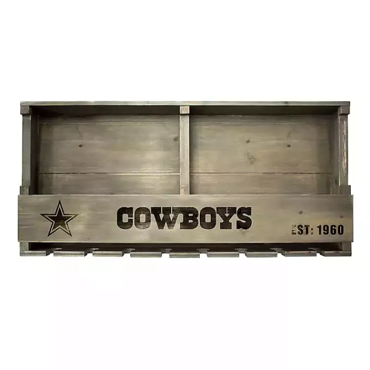 Kirklands Home Shelves|Dallas Cowboys Reclaimed Wood Bar Shelf Gray