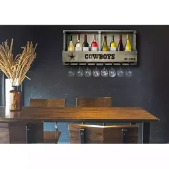Kirklands Home Shelves|Dallas Cowboys Reclaimed Wood Bar Shelf Gray