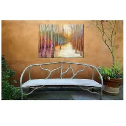 Kirklands Home Outdoor Wall Decor|Dappled Forest Outdoor Canvas Art Print Multi