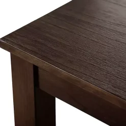 Kirklands Home Dining Tables|Dark Cherry Wood Kayla Counter Height 3-pc. Set Brown