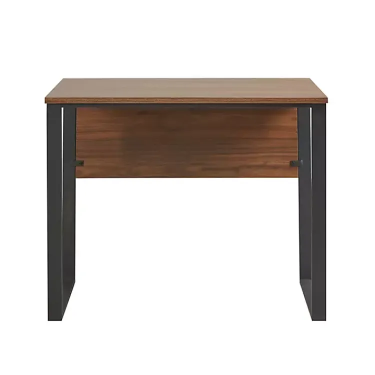 Kirklands Home Office Furniture|Dark Coffee Wood Computer Desk