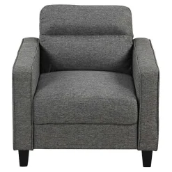 Kirklands Home Accent Chairs|Dark Performance Fabric Danna Accent Chair Gray