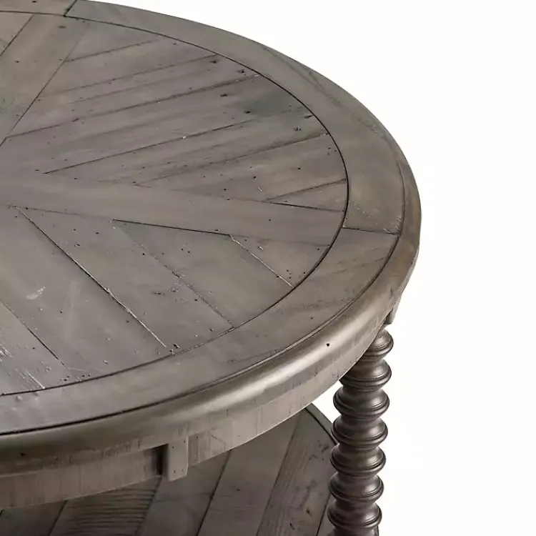 Kirklands Home Coffee Tables|Dark Turned Legs Cofee Table Gray