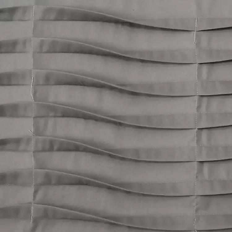 Kirklands Home Curtains & Drapes|Dark Wave Pattern Valance Gray