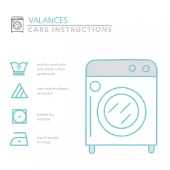 Kirklands Home Curtains & Drapes|Dark Wave Pattern Valance Gray