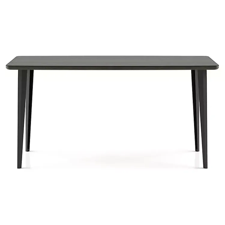 Kirklands Home Dining Tables|Dark Wood and Metal Dining Table Gray