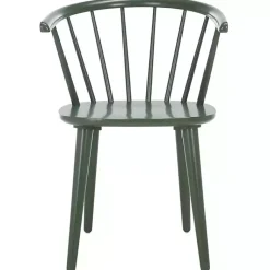 Kirklands Home Dining Chairs|Dark Blanchard Dining Chairs, Set of 2 Green