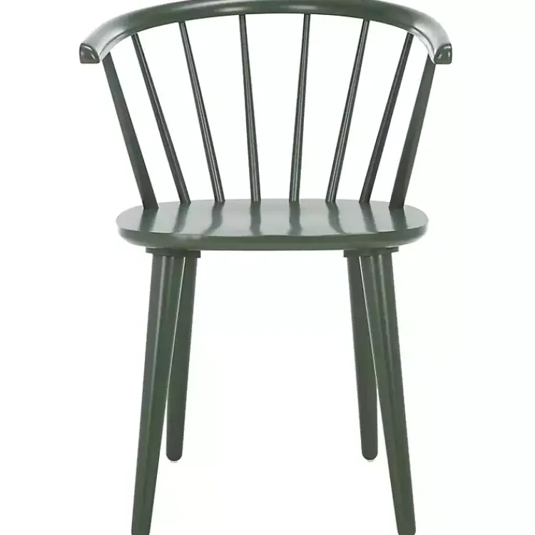 Kirklands Home Dining Chairs|Dark Blanchard Dining Chairs, Set of 2 Green