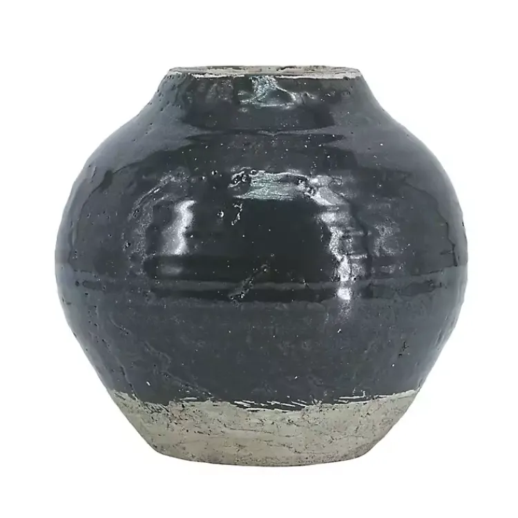 Sale Dark Two-Tone Round Vase Vases