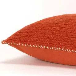 Sale Dark Subtle Striped Oversized Pillow Pillows