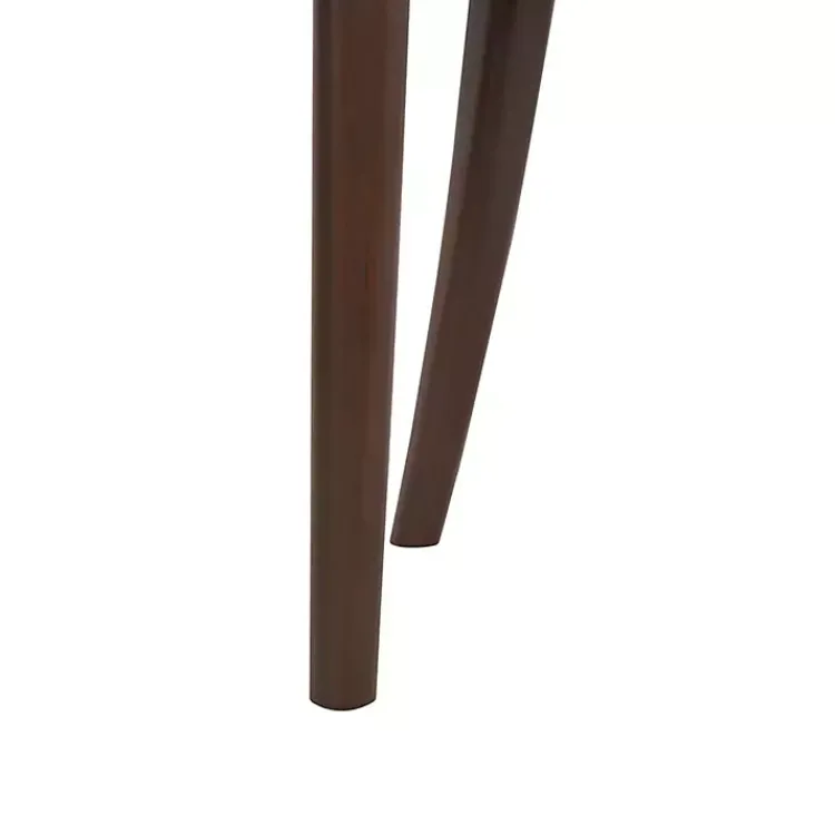 Kirklands Home Accent Chairs|Dark Rattan Curved Back Carlotta Accent Chair Brown