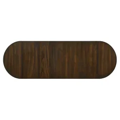 Kirklands Home Dining Tables|Dark Walnut & White Wood Ema Counter Height Table Brown