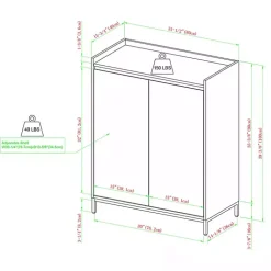 Kirklands Home Cabinets & Sideboards|Dark Walnut Capri 6-Bottle Cubby Cabinet Brown