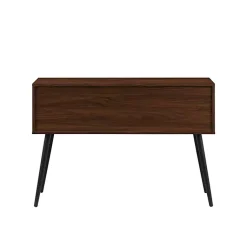 Kirklands Home Console Tables|Dark Walnut 2-Drawer Henry Console Table Brown