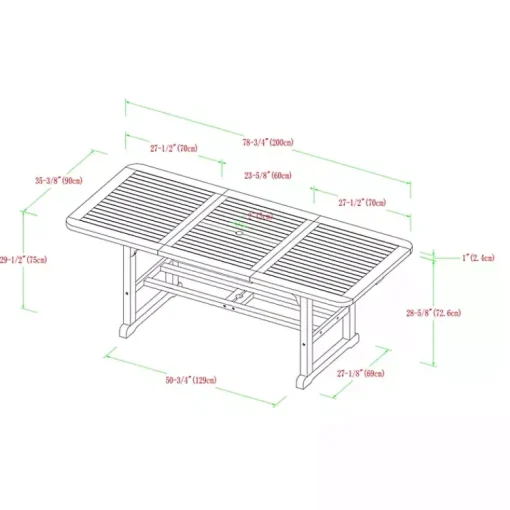 Kirklands Home Outdoor Dining|Dark Wood Slat Back 4-pc. Outdoor Dining Set Brown