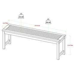 Kirklands Home Outdoor Dining|Dark Wood Slat Back 4-pc. Outdoor Dining Set Brown