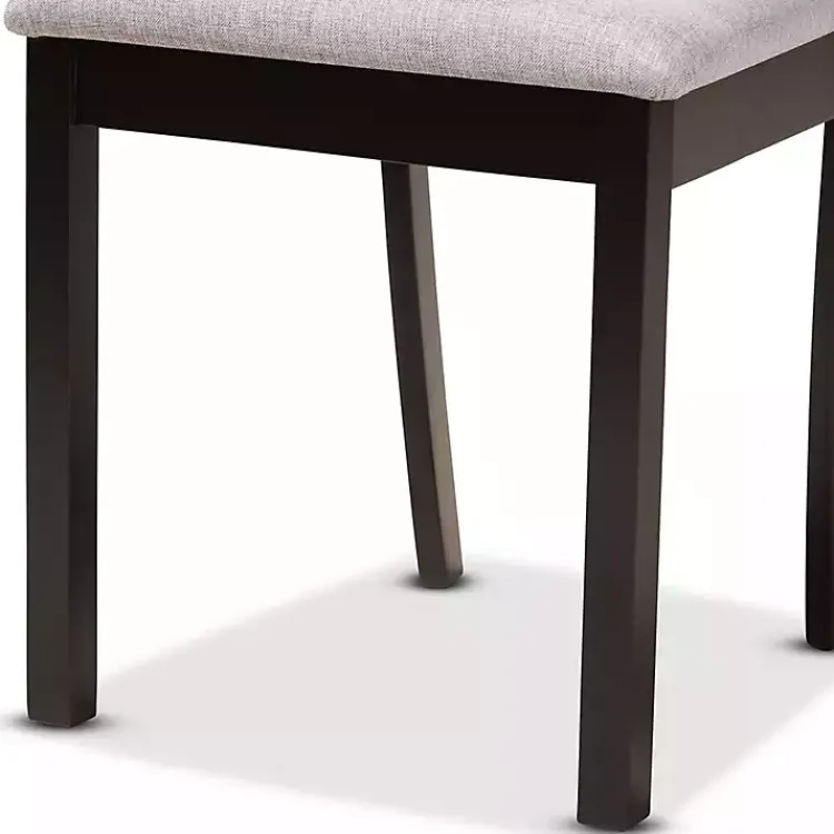 Kirklands Home Dining Tables|Dark Wooden Interlocked Base 5-pc. Dining Set