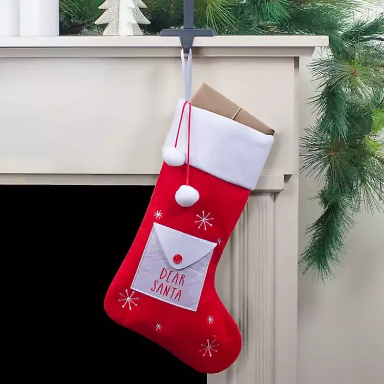 Dear Santa Envelope Stocking Christmas Stockings & Stocking Holders