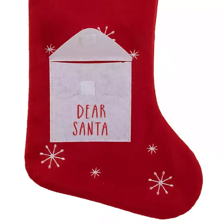 Dear Santa Envelope Stocking Christmas Stockings & Stocking Holders