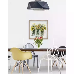 Kirklands Home Framed Art|Deckled Sunflower Trio Framed Art Print