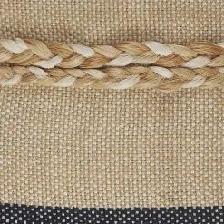 Denim Blue Braided Stripe Throw Pillow, 20 in. Pillows