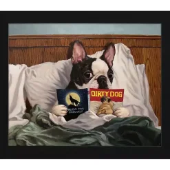 Kirklands Home Framed Art|Dirty Dog Framed Art Print Multi