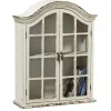 Kirklands Home Wall Storage|Distressed Cream Wood Wall Cabinet