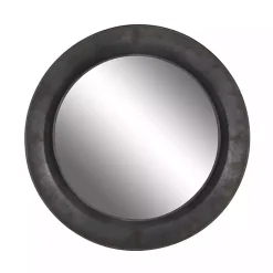 Kirklands Home Decorative Mirrors|Distressed Galvanized Curved Framed Mirror