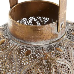 Distressed Metal Cutout Lantern Lanterns