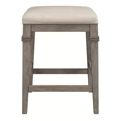 Kirklands Home Bar Stools & Counter Height Stools|Distressed Gray and Beige Counter Stool