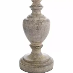 Kirklands Home Table Lamps|Distressed and Cream Table Lamp Gray