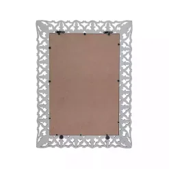Kirklands Home Decorative Mirrors|Distressed Gray Botanical Rectangle Wall Mirror