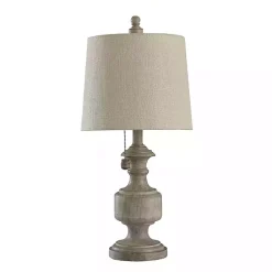 Kirklands Home Table Lamps|Distressed Urn Resin Table Lamp Gray