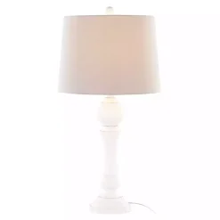 Kirklands Home Table Lamps|Distressed Off- Wilton Table Lamps, Set of 2 White