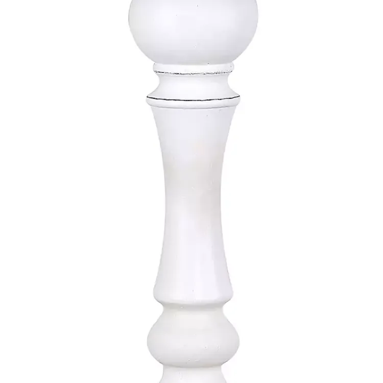 Kirklands Home Table Lamps|Distressed Off- Wilton Table Lamps, Set of 2 White