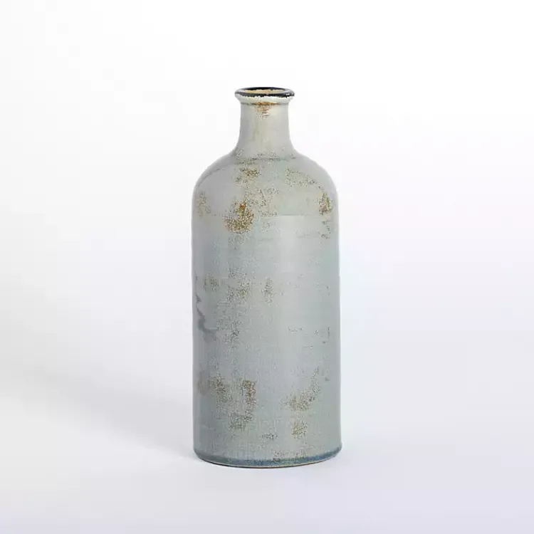 Discount Distressed Slate Ceramic Vase Vases