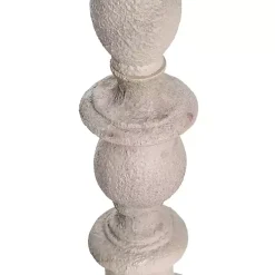 Kirklands Home Floor Lamps|Distressed Taupe Finish Floor Lamp White