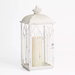 Hot Distressed Cathedral Iron Lantern, 21 in. Lanterns