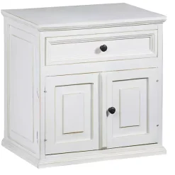 Kirklands Home Nightstands|Distressed Nightstand White