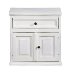 Kirklands Home Nightstands|Distressed Nightstand White