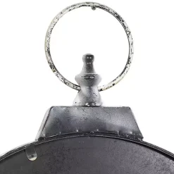 Kirklands Home Clocks|Distressed White Pocket Wall Clock