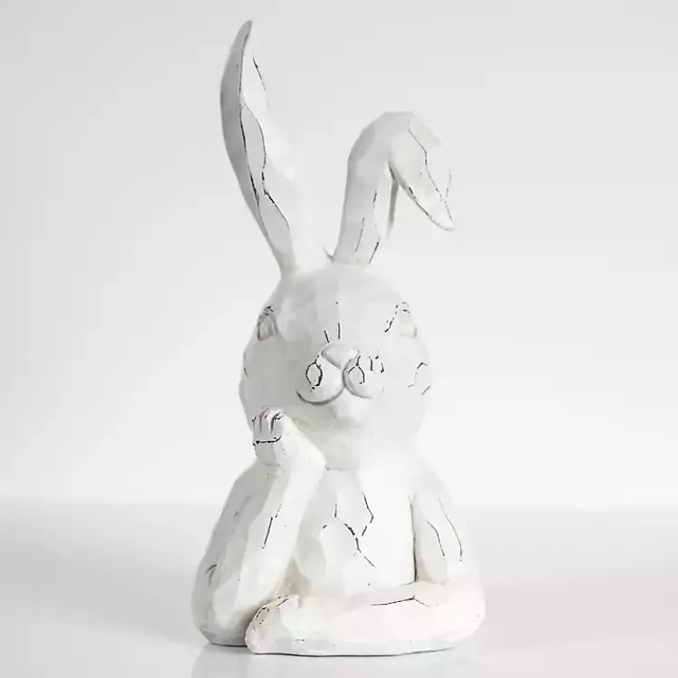 Distressed Sassy Bunny Statue Statues & Figurines